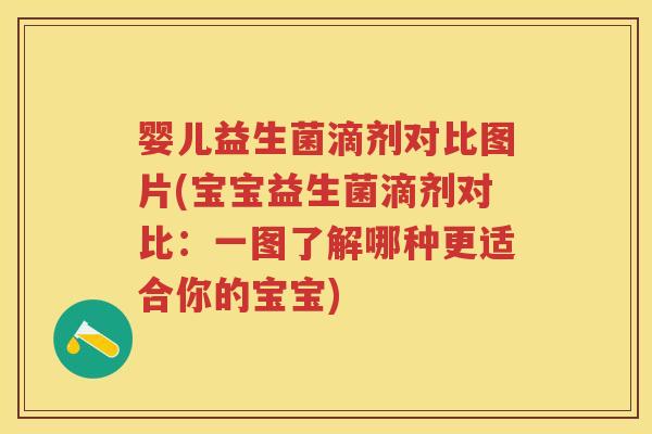 婴儿益生菌滴剂对比图片(宝宝益生菌滴剂对比:一图了解哪种更适合你的宝宝) 婴儿益生菌滴剂对比图片(宝宝益生菌滴剂对比:一图了解哪种更适合你的宝宝)