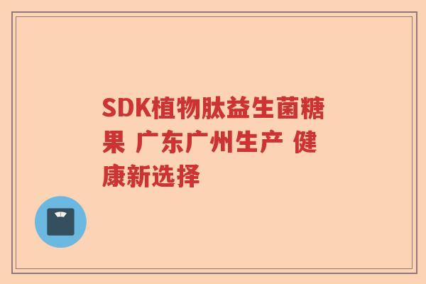 SDK植物肽益生菌糖果 广东广州生产 健康新选择